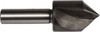 Union Butterfield 3/4" Head Diam, 3/8" Shank Diam, 1 Flute 90° High Speed Steel Countersink Bright Finish, 2-13/32" OAL, Single End, Straight Shank, Right Hand Cut 4710809 - 65708265