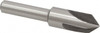 Value Collection 3/8" Head Diam, 1/4" Shank Diam, 3 Flute 82° High Speed Steel Countersink Bright Finish, 2" OAL, Single End, Straight Shank, Right Hand Cut SC4082024 - 02131241
