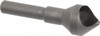 Weldon Tool 9/16" Head Diam, 1/4" Shank Diam, 82° High Speed Steel Countersink Bright Finish, 1-7/8" OAL, Single End, Straight Shank, Right Hand Cut 98820-94-W - 02541225