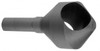Weldon Tool 13/16" Head Diam, 1/2" Shank Diam, 60° High Speed Steel Countersink Bright Finish, 2-11/16" OAL, Single End, Straight Shank, Right Hand Cut 98660-94-W - 02541068