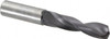 Accupro 33/64" 140° Solid Carbide Jobber Drill AlTiN Finish, Right Hand Cut, Spiral Flute, Straight Shank, 4" OAL, Notched Point 63310114 - 63310114