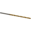 Chicago-Latrobe #43 135° Cobalt Jobber Drill TiN Finish, Right Hand Cut, Spiral Flute, Straight Shank, 2-1/4" OAL, Split Point 54078 - 60063823