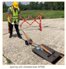 ITALIFTERS Magnetic Manhole Cover Lifters with XT Triple Magnetic Plate and Handle