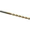 Chicago-Latrobe 11/64" 135° High Speed Steel Jobber Drill TiN Finish, Right Hand Cut, Parabolic Flute, Straight Shank, 3-1/4" OAL, Split Point 53904 - 80902117