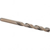 Chicago-Latrobe 6.7mm 135° Cobalt Jobber Drill Gold Finish Finish, Right Hand Cut, Spiral Flute, Straight Shank, 101mm OAL, Split Point 46477 - 09962036