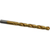 Chicago-Latrobe 11/32" 118° High Speed Steel Jobber Drill TiN Finish, Right Hand Cut, Spiral Flute, Straight Shank, 4-3/4" OAL, Standard Point 70222 - 93094761