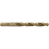 Cle-Line 1/2" 118° Cobalt Jobber Drill Steam Oxide Finish, Right Hand Cut, Spiral Flute, Straight Shank, 6" OAL C10628 - 14286157