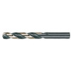 Cle-Line 9/64" 135° High Speed Steel Jobber Drill Oxide/Gold Finish, Right Hand Cut, Spiral Flute, Straight Shank, 2-7/8" OAL, Split Point C18005 - 57593402