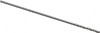 Cleveland Twist Drill #73 118° High Speed Steel Jobber Drill Bright Finish, Right Hand Cut, Spiral Flute, Straight Shank, 1-1/8" OAL, Standard Point C02898 - 63698732