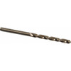 Cleveland Twist Drill 4.8mm 135° Cobalt Jobber Drill Oxide/Gold Finish, Right Hand Cut, Spiral Flute, Straight Shank, 3.39" OAL, Split Point C70095 - 74330648