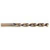Cleveland Twist Drill #23 135° Cobalt Jobber Drill TiN Finish, Right Hand Cut, Parabolic Flute, Straight Shank, 3-1/8" OAL, Split Point C16635 - 02146801