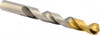 Dormer Pramet 47/64" 118° High Speed Steel Jobber Drill TiN Finish, Right Hand Cut, 8" OAL, Split Point 0578766 - 80975782