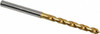 OSG #5 120° Vanadium High Speed Steel Jobber Drill TiN Finish, Right Hand Cut, Spiral Flute, Straight Shank, 96mm OAL, Standard Point 8597522 - 00336693