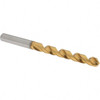 OSG 9.4996mm 120° Vanadium High Speed Steel Jobber Drill TiN Finish, Right Hand Cut, Spiral Flute, Straight Shank, 131mm OAL, Standard Point 62595 - 00333716