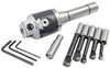 Precise 2" Boring Head Kit with R8 Shank, Boring Bars & Fly Cutter - 1061-0106