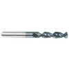 Accupro 0.0453" 130° Parabolic Flute Cobalt Screw Machine Drill Bit TiAlN Finish, Right Hand Cut, 0.276" Flute Length, 1.102" OAL, Standard Point, Straight Shank 1630115A-AC - 01347889