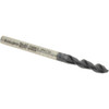 Accupro #22 130° Parabolic Flute Cobalt Screw Machine Drill Bit TiAlN Finish, Right Hand Cut, 0.866" Flute Length, 2.165" OAL, Split Point, Straight Shank 1630399A-AC - 01348770