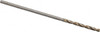 Cleveland Twist Drill #57 135° Spiral Flute Cobalt Screw Machine Drill Bit Oxide/Gold Finish, Right Hand Cut, 1/2" Flute Length, 1-3/8" OAL, Split Point, Straight Shank C14505 - 63793574