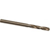 Cleveland Twist Drill 9/64" 135° Spiral Flute Cobalt Screw Machine Drill Bit Oxide/Gold Finish, Right Hand Cut, 15/16" Flute Length, 1-15/16" OAL, Split Point, Straight Shank C14580 - 63794093
