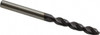 Cleveland Twist Drill #19 135° Parabolic Flute Cobalt Screw Machine Drill Bit TiAlN Finish, Right Hand Cut, 1-1/16" Flute Length, 2-1/8" OAL, Split Point, Straight Shank C15109 - 75910174