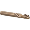 Cleveland Twist Drill 0.4921" 135° Spiral Flute Cobalt Screw Machine Drill Bit Oxide/Gold Finish, Right Hand Cut, 2.008" Flute Length, 4.016" OAL, Split Point, Straight Shank C14819 - 86191103
