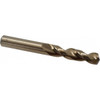 Cleveland Twist Drill 0.348" 135° Parabolic Flute Cobalt Screw Machine Drill Bit Oxide/Gold Finish, Right Hand Cut, 1-3/4" Flute Length, 3-1/16" OAL, Split Point, Straight Shank C14299 - 75905380