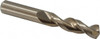Cleveland Twist Drill 1/2" 135° Parabolic Flute Cobalt Screw Machine Drill Bit Oxide/Gold Finish, Right Hand Cut, 2-1/4" Flute Length, 3-3/4" OAL, Split Point, Straight Shank C14228 - 75786574
