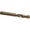 Hertel 0.332" 135° Spiral Flute Cobalt Screw Machine Drill Bit Bright Finish, Right Hand Cut, 1-11/16" Flute Length, 3" OAL, Split Point, Straight Shank 74131285 - 74131285
