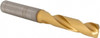 Kennametal 23/64" 140° Spiral Flute Solid Carbide Screw Machine Drill Bit Multilayer TiAlN Finish, Right Hand Cut, 47mm Flute Length, 89mm OAL, Standard Point, Straight Shank 4150268 - 58510595