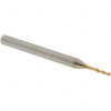 OSG #64 150° Spiral Flute Vanadium High Speed Steel Screw Machine Drill Bit TiN Finish, Right Hand Cut, 5.5mm Flute Length, 38mm OAL, Faceted Point, Straight Shank 8595091 - 00132373