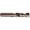 Precision Twist Drill 21/64" 135° Spiral Flute Cobalt Screw Machine Drill Bit Oxide/Gold Finish, Right Hand Cut, 1-11/16" Flute Length, 2-15/16" OAL, Split Point, Straight Shank 040321 - 78543949