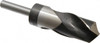 Hertel 1-23/64" 118° 1/2" Shank Oxide Finish High Speed Steel Silver & Deming Reduced Shank Drill Bit Straight Shank, 6" OAL, 3" Flute Length, Spiral Flute 02388171 - 02388171