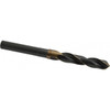 Precision Twist Drill 9/16" 118° 1/2" Shank Bright Finish Cobalt Silver & Deming Reduced Shank Drill Bit Straight Shank, 6" OAL, 3" Flute Length, Split Point, Spiral Flute, Series R56CO 092336 - 78581030
