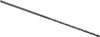 Chicago-Latrobe #46 118° Spiral Flute High Speed Steel Taper Length Drill Bit Oxide Finish, 2-1/4" Flute Length, 4-1/4" OAL, Standard Point, Straight Shank, Series 120 50336 - 81408460