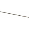 Chicago-Latrobe #43 118° Spiral Flute High Speed Steel Taper Length Drill Bit Bright Finish, 2-1/4" Flute Length, 4-1/4" OAL, Standard Point, Straight Shank, Series 120B 50253 - 81555435