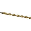 Chicago-Latrobe 17/32" 135° Parabolic Flute High Speed Steel Taper Length Drill Bit TiN Finish, 6" Flute Length, 8" OAL, Split Point, Tanged Shank, Series 120DHT 55266 - 80908346