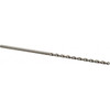Cleveland Twist Drill #26 118° Spiral Flute High Speed Steel Taper Length Drill Bit Bright Finish, 3" Flute Length, 5-3/8" OAL, Standard Point, Straight Shank, Series 2550 C09147 - 63728265