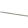 Cleveland Twist Drill #16 118° Parabolic Flute High Speed Steel Taper Length Drill Bit Bright Finish, 3-3/8" Flute Length, 5-3/4" OAL, Notched Point, Tanged Shank, Series 2565 C16235 - 68298249