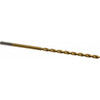 Cleveland Twist Drill 13/64" 135° Parabolic Flute Cobalt Taper Length Drill Bit TiN Finish, 3-5/8" Flute Length, 6" OAL, Split Point, Straight Shank, Series 2575T C16894 - 06425581