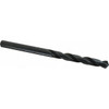 Cleveland Twist Drill 19/32" 118° Spiral Flute High Speed Steel Taper Length Drill Bit Oxide Finish, 4-7/8" Flute Length, 8-3/4" OAL, Standard Point, Straight Shank, Series 2510 C08853 - 63727382