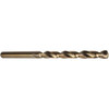 Precision Twist Drill #3 135° Spiral Flute Cobalt Taper Length Drill Bit Oxide/Gold Finish, 3-5/8" Flute Length, 6" OAL, Split Point, Straight Shank, Series M52CO 052303 - 78559093