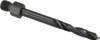 Hertel 3/16" Drill Bit, Extra Length, High Speed Steel, Threaded Shank Drill Bit 2-1/8" Overall Length, 135° Point Angle 88126024 - 88126024