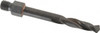 Hertel 7/32" Drill Bit, Extra Length, High Speed Steel, Threaded Shank Drill Bit 2-1/8" Overall Length, 135° Point Angle 88126107 - 88126107