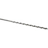 Lenox 1/2", 7/16" Diam Hex Shank, 18" Overall Length with 12" Twist, Ship Auger Bit Screw Point, Bi-Metal, Bright Finish, Single Cutting Edge 145410080816 - 86432044