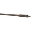 Mag-Bit 7/16", 1/4" Straight Shank, Bright Finish, Steel, Spade Blade Drill Bit 2 Spurs, 6" Overall Length, Wire Fishing Hole 7920716 - 85730281