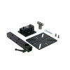 Trick-Tools Versa-Mount Swiveling Vise and Grinder Plate, with Wall/Vertical Mount - RM4-GV-WALL-COMBO