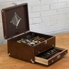Gerstner International Dark Oak 2-Drawer EDC Case - GI-T14-D