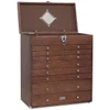 Gerstner International Dark Oak 11-Drawer Chest - GI-T22-D