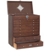 Gerstner International Dark Oak 11-Drawer Chest - GI-T22-D