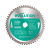 Evolution Power Tools Wet & Dry-Cut Saw Blade: 9" Dia, 1" Arbor Hole, 80 Teeth For Aluminum, Nonferrous Metals 230BLADEAL - 72155484